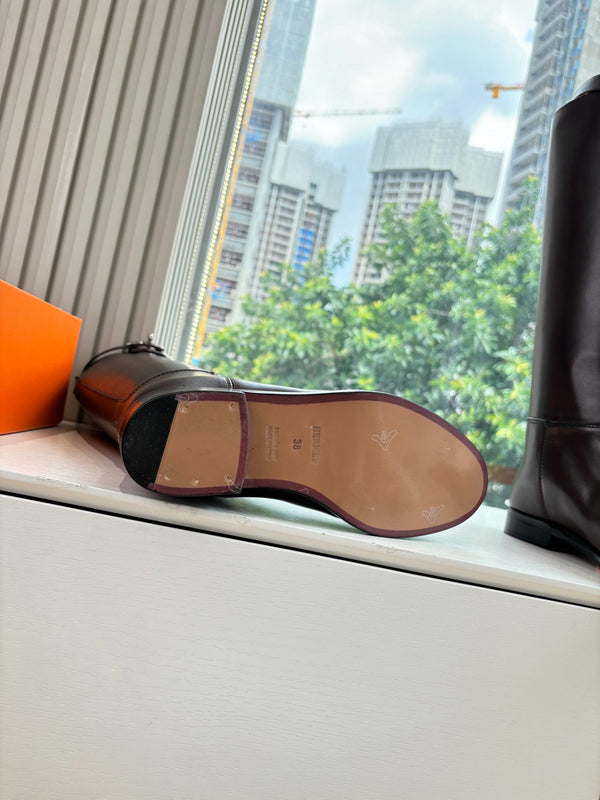 Hermes 2025 Boot Dark Brown Calfskin 506866