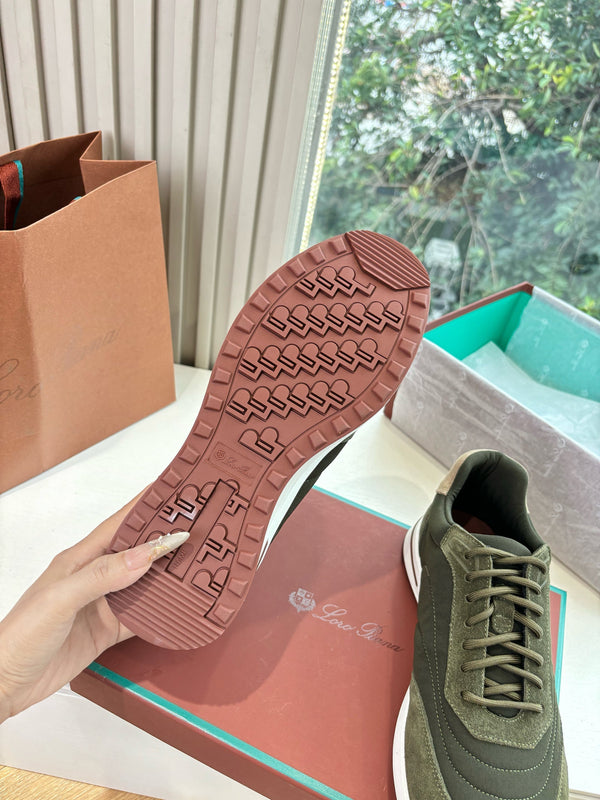 LP Weekend Walk Sneaker Olive Green Suede 549522