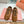 Miu Plume Sneakers Brown Satin Suede 549135