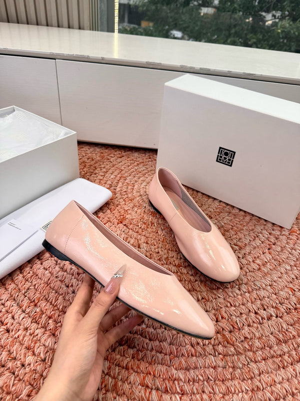 Totem Ballerinas Light Pink Glossy Leather 760432