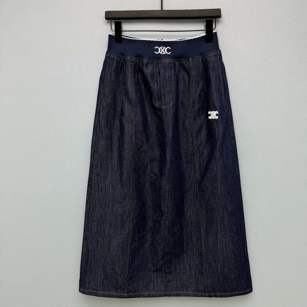 CL 26s Waist Skirt Dark Blue Denim 399305
