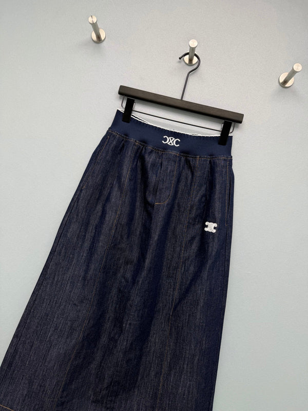 CL 26s Waist Skirt Dark Blue Denim 399305