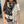 LV 25s Scarf 200cm Black Light Gray Cashmere 973132