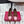 RV Rose Vivier Flower Slingback Flat Pink Brown Satin 617285