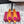 RV Rose Vivier Flower Slingback Flat Orange Pink Satin 617290