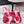 RV Rose Vivier Flower Sandal 10cm Pink Red Satin 617298