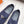 HM 26s Kelly Paris Loafers Navy Blue Suede Silver Hardware