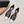 CC 26s Pointed-toe Slingback 9.5cm White Black Sheepskin 876257