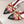 CC 26s Pointed-toe Slingback 9.5cm Black Brown Red Sheepskin 876260