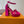 LV Swing Platform Sandal 8.5cm Hot Pink Satin 578754