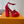 LV Swing Platform Sandal 8.5cm Red Satin 578756