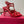 VT Studdy Pumps 95mm Red Leather 624355