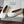MM Split Toe Flat Heel White Textured Leather 890031