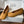MM Split Toe Low Heel 3cm Tan Textured Leather 890032