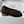 MM Split Toe Low Heel 3cm Black Textured Leather 890033