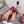 DC Slingback Pumps Red Silk & Sheepskin 343143