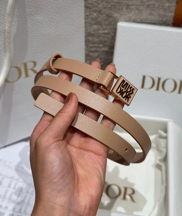 CD 2026 Miss Dior Belt 15mm Smooth Calfskin
