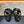 CC Double Bow Sandal 2cm Black Sheepskin 804019