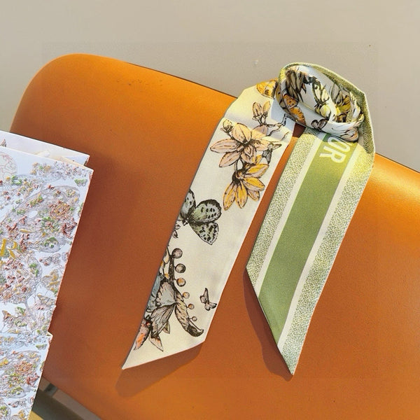 CD 26s Scarf 105cm In Silk 314825
