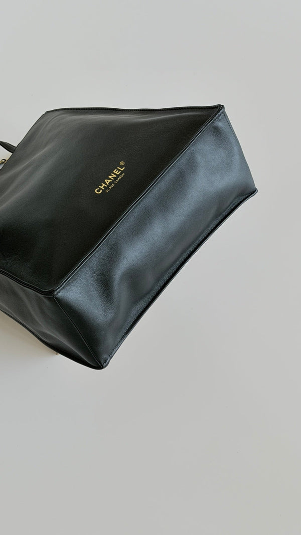 CC Métiers d’art 2026 Small Shopping Bag Black Calfskin