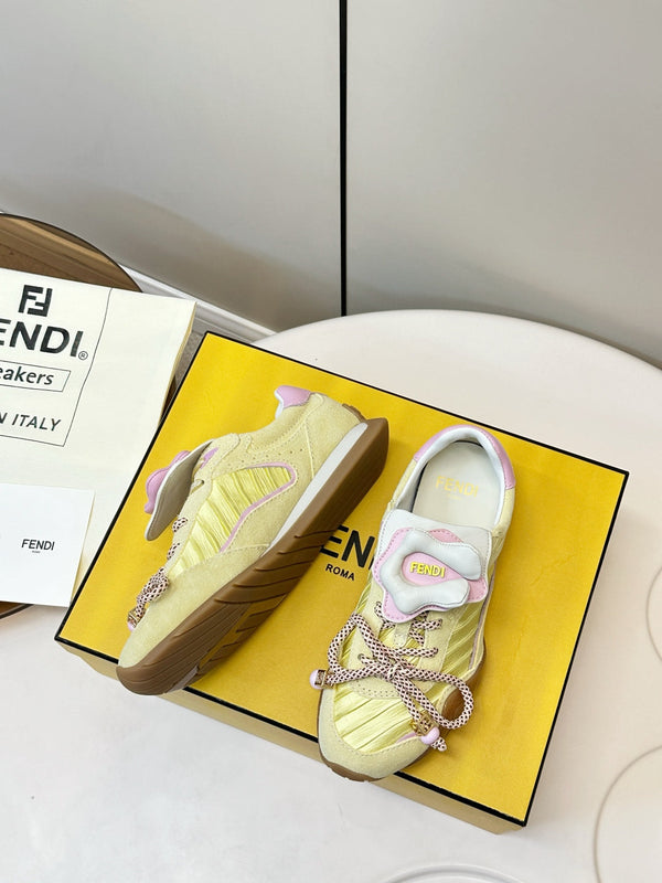 FF Wave Pulse Yellow Fabric Suede 862620