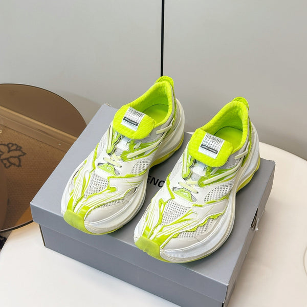BLC Jet Sneaker Neon Green White TPU Mesh 986306