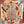 HM 25s Scarf 140cm Beige Colorful Cashmere Silk 962472