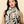 HM 25s Horse Reversible Scarf 140cm White Gray Black Cashmere Silk 967388