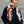 HM 25s The King Scarf 140cm Black White Colorful Cashmere 973051