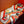 HM 25s Jungle Love Scarf 140cm Orange Beige Cashmere 976287