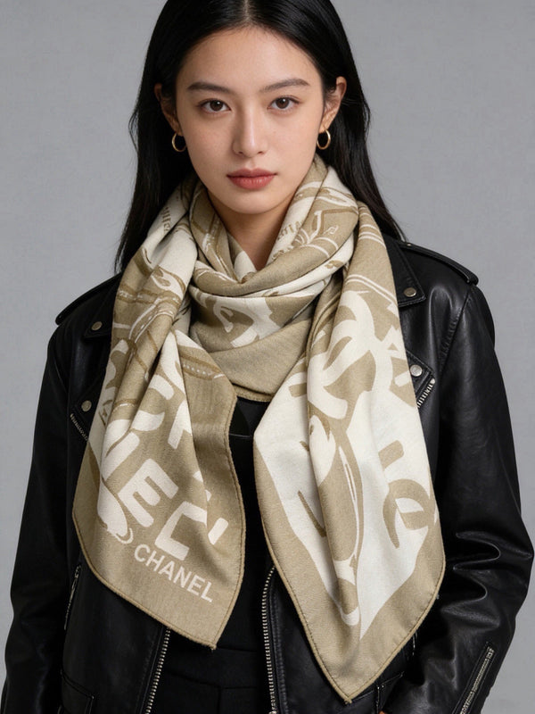 CC 26s Scarf 140 In Cashmere Silk 309366