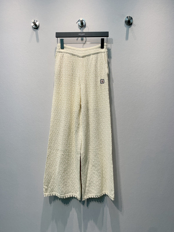 CC 26s Coco Beach Knit Wide-Leg Pants 395869
