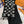 LV 3D Scarf 220cm Black White Cashmere 973417