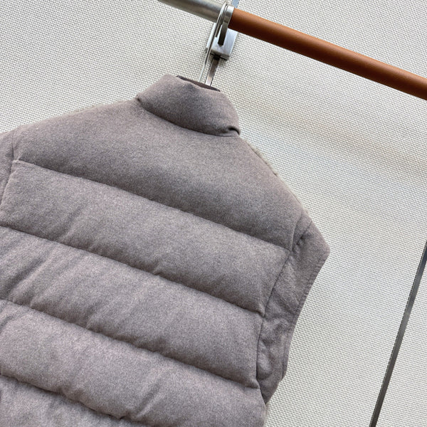 BC 26s Down Vest Grey Goose Down Filling Plush Fabric 419303