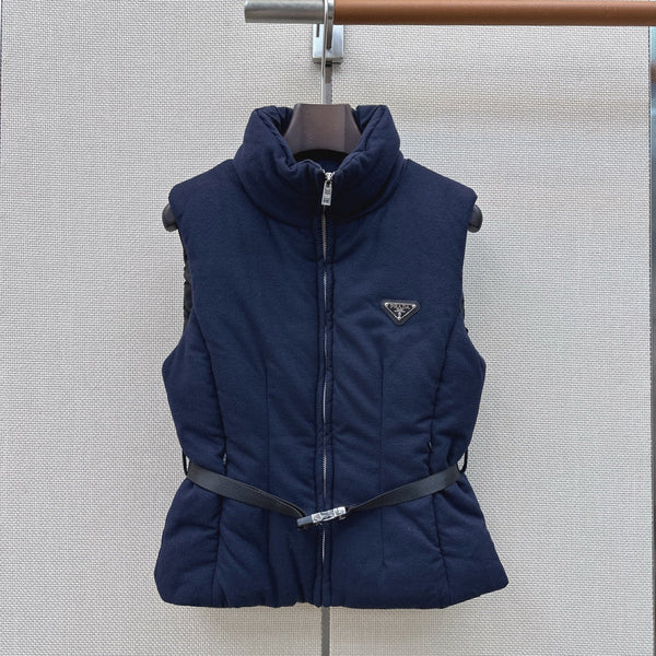 Prad 26s Loden Down Vest Navy Blue Down Filling 419337