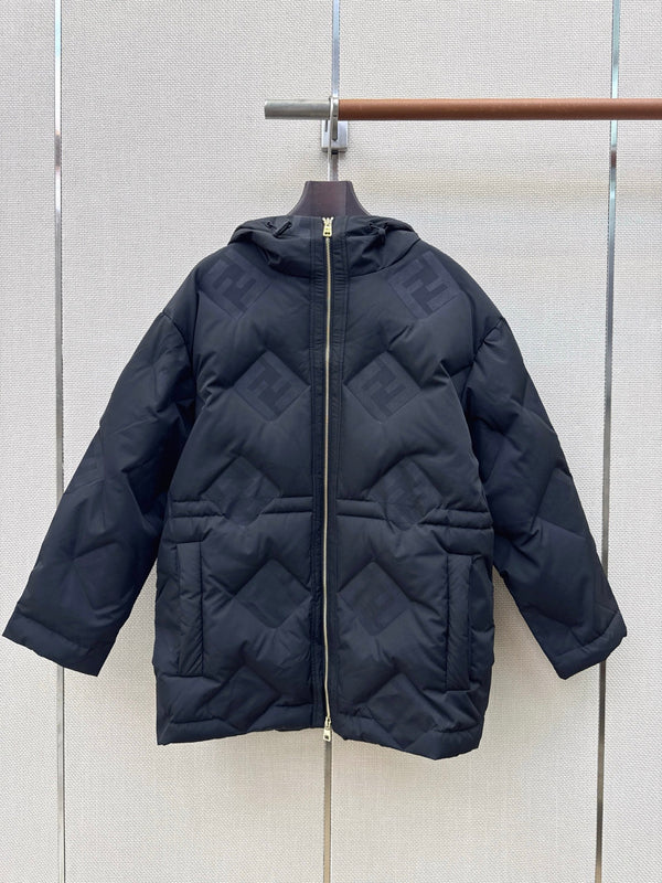 FF 26s Quilted Hooded Puffer Jacket Polyester 429131
