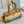 Pra Bonnie Bag 24cm Brown Canvas Leather 293910