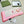 GG Signature Floral Scarf 90CM White Pink Twill Silk 280696