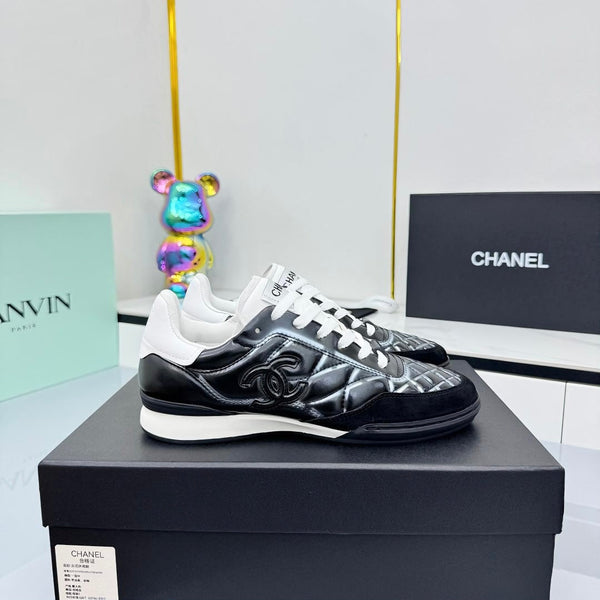 CC 25 Trainers White & Black Cowhide 413829