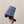 CC 25 Short Boot Blue Black Denim Fabric Calfskin 515265