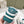 LV Trainer Maxi Sneakers White and Teal Calfskin Mesh 515199