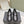 CC 26SS Loafers 3cm Black Cowhide 653489