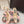 DG Rainbow Slingbacks Beige Patent Leather 663075