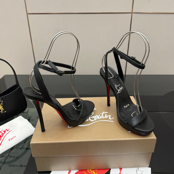 CL Miss Z Sandal 12cm Black Cowhide 828156