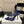 YSL Chica Slingback 10.5cm Blue Leather 828243