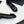 CC 25 Ballet Flat Large Logo Black Quilted Calfskin