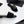CC 25 Doubble Chain Embroidered Slippers Black Fabric 352495