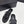 CC Crystal Logo Thong Sandal Black Sheepskin 352475