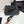 CC 25 Camellia Thong Sandals Black Sheepskin And Fabric 368838