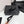CC 25 Camellia Thong Sandals Black Stone Grain And Sheepskin 368834
